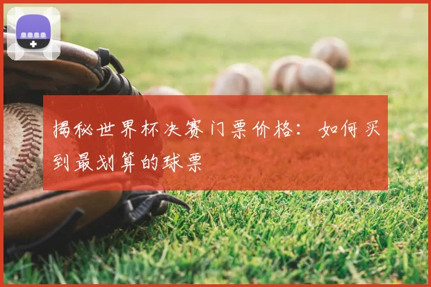 揭秘世界杯决赛门票价格：如何买到最划算的球票